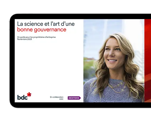 La science et l'art d'une bonne gouvernance, guide entrepreneur et entreprises financées par le capital risque