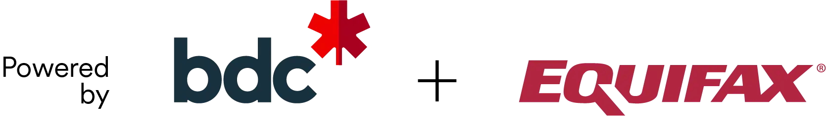 Powered by BDC and Equifax