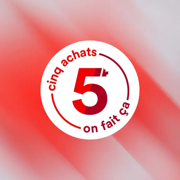 Cinq achat on fait ça