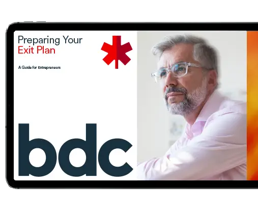 Ebook Preparing your exit plan in an iPad