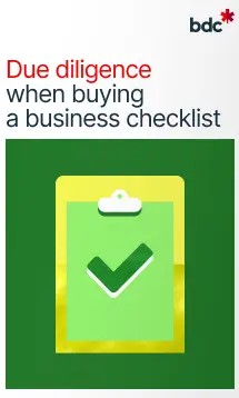 Due diligence when buying a business checklist